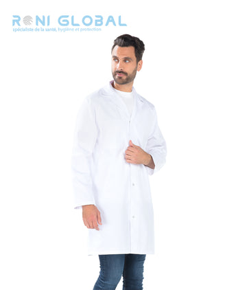 Blouse longue de travail homme manches longues 1 poche - AGRO REMI CONFECTION